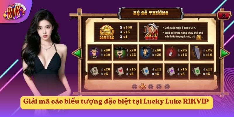 Giải mã các biểu tượng đặc biệt tại Lucky Luke RIKVIP Giải mã các biểu tượng đặc biệt tại Lucky Luke RIKVIP