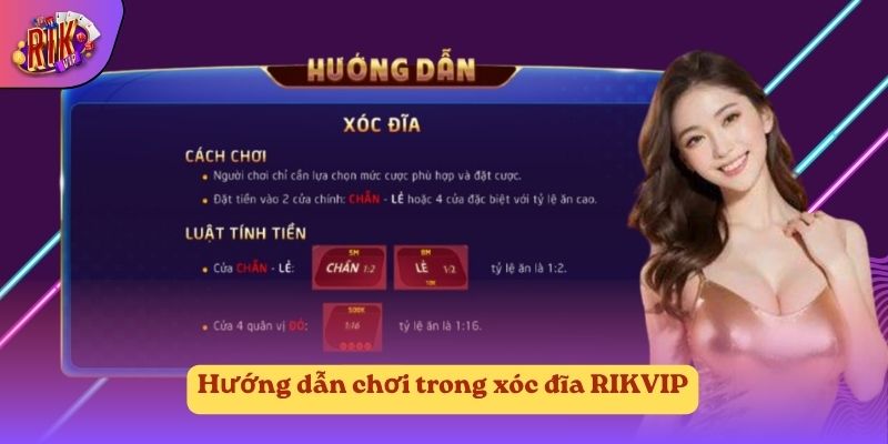 Hướng dẫn chơi trong xóc đĩa RIKVIP Hướng dẫn chơi trong xóc đĩa RIKVIP